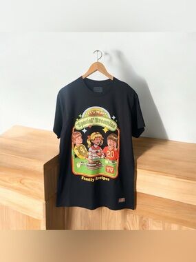 NEW Spencer's x Steven Rhodes Unisex LET'S MAKE 'SPECIAL' BROWNIES Graphic Tee M